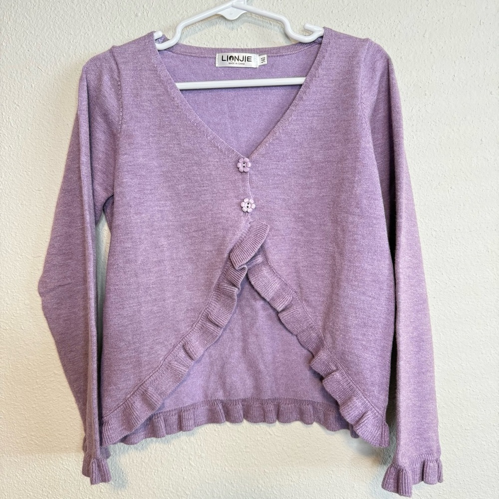 Lionjie Light Purple Cardigan (Girl)